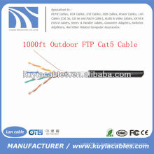 1000FT 4pairs Outdoor Cat5 Granel Network FTP Wire